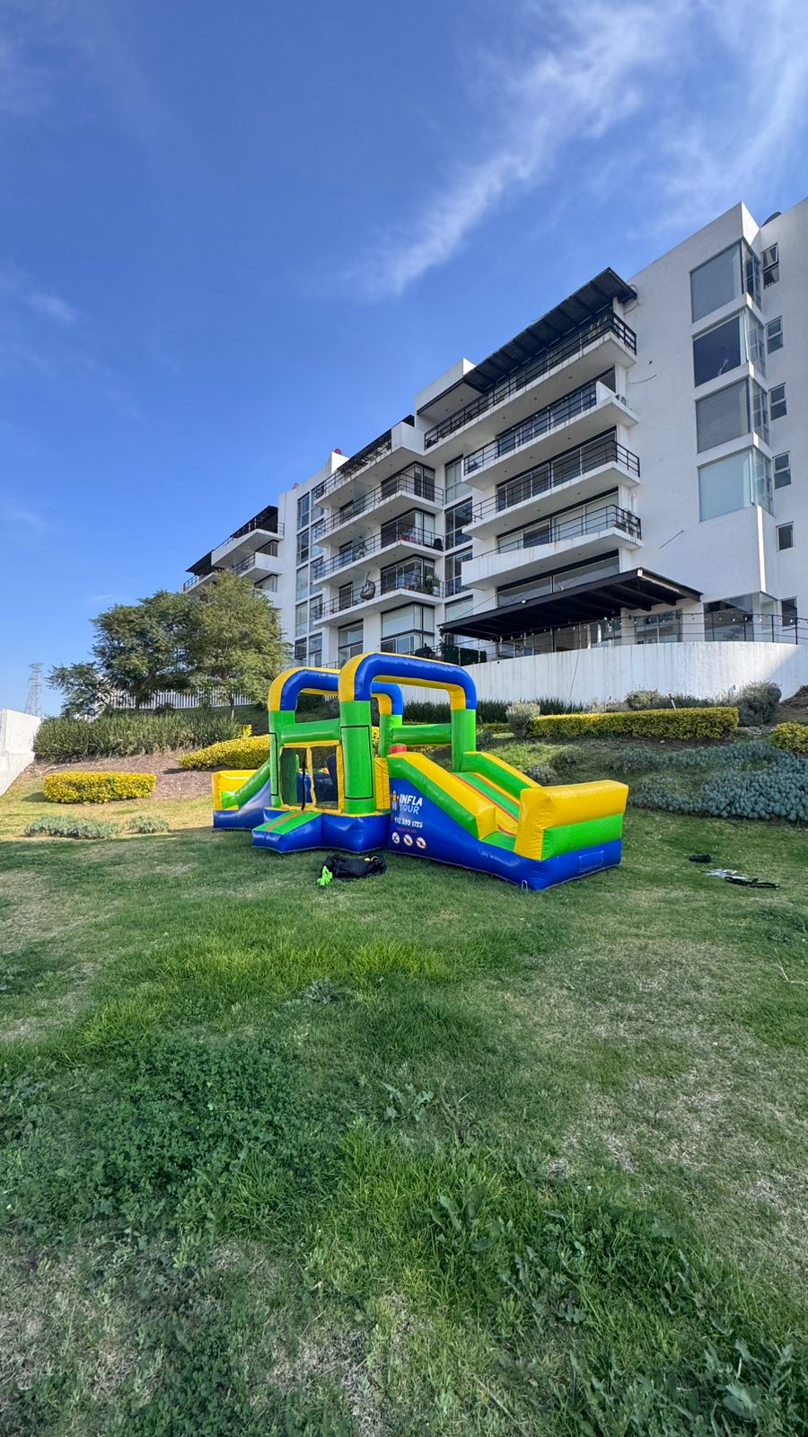 Renta de inflable Doble Resbaladilla en Querétaro